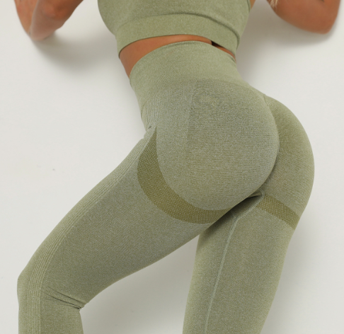 KIT3-Sexy bumbum de pêssego levantando calças de ioga